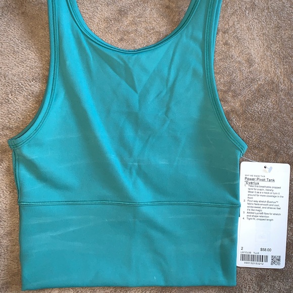 Lululemon power pivot tank - Picture 1 of 3